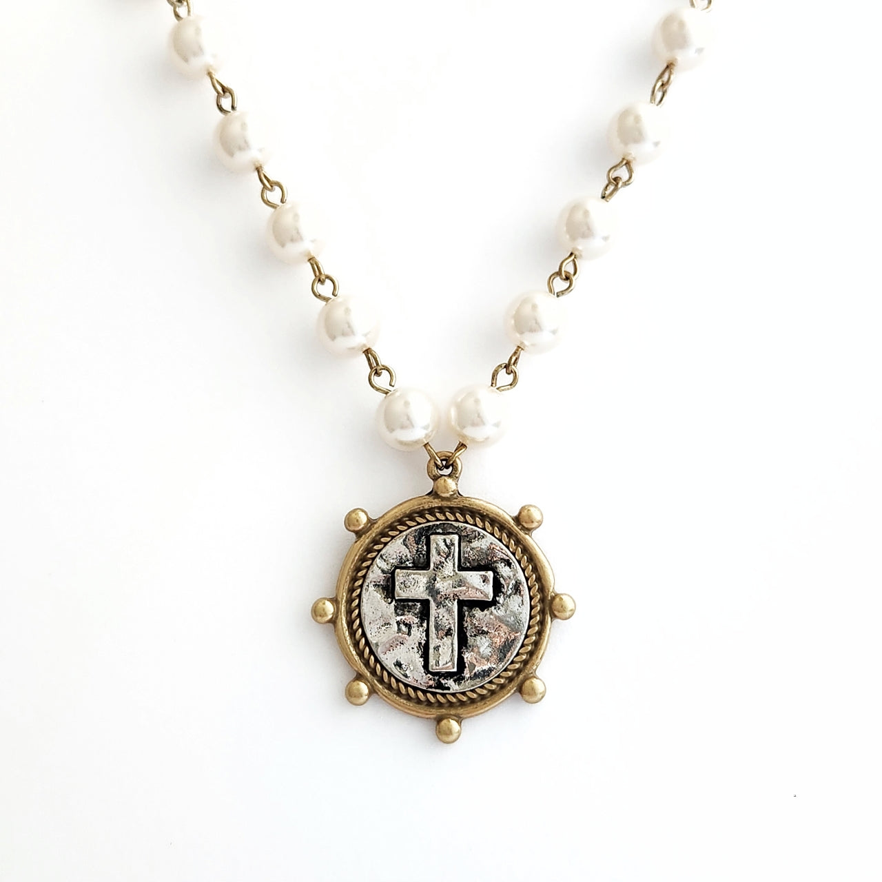 Cross Medallion Necklace