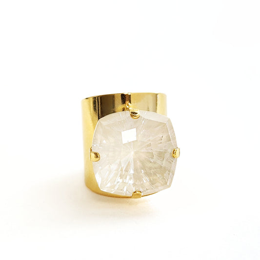 Mystic Ring in Crystal Linen Ignite