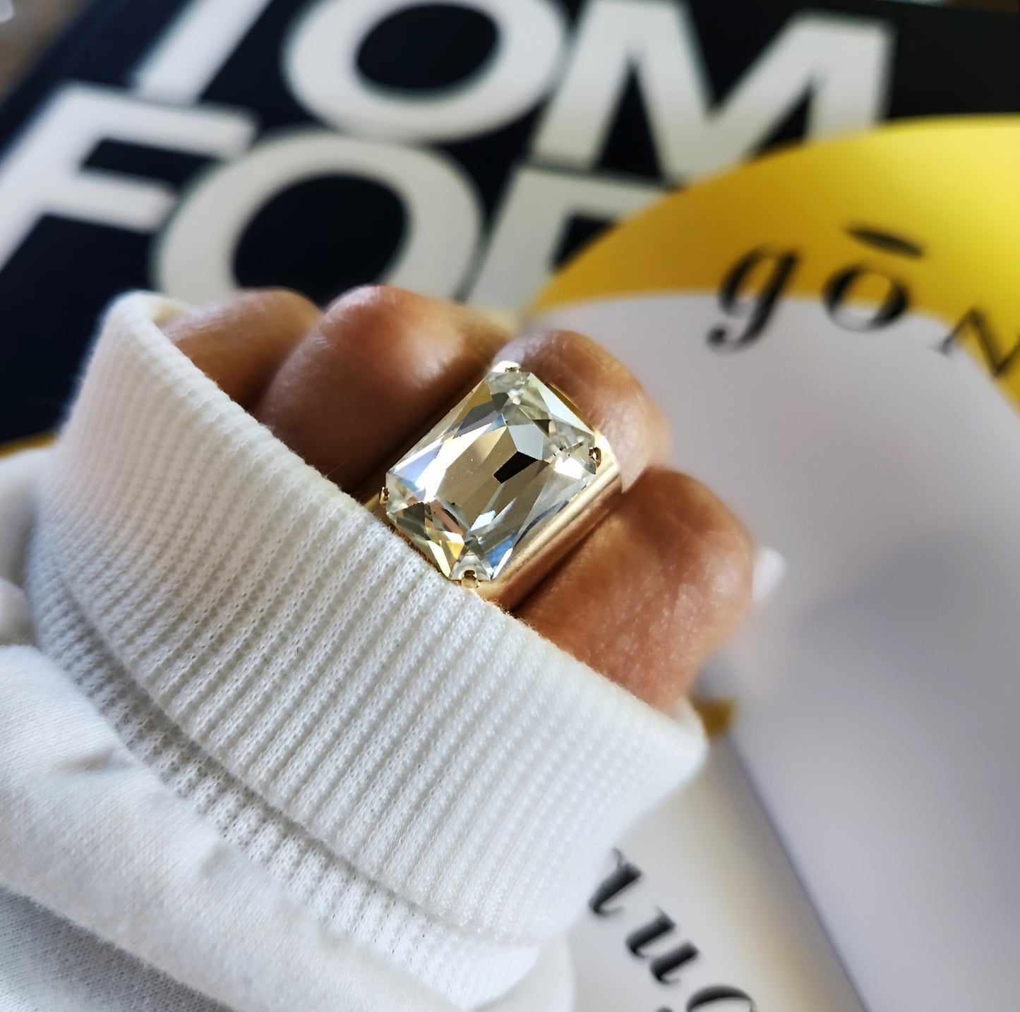 Venus Ring in Crystal Clear