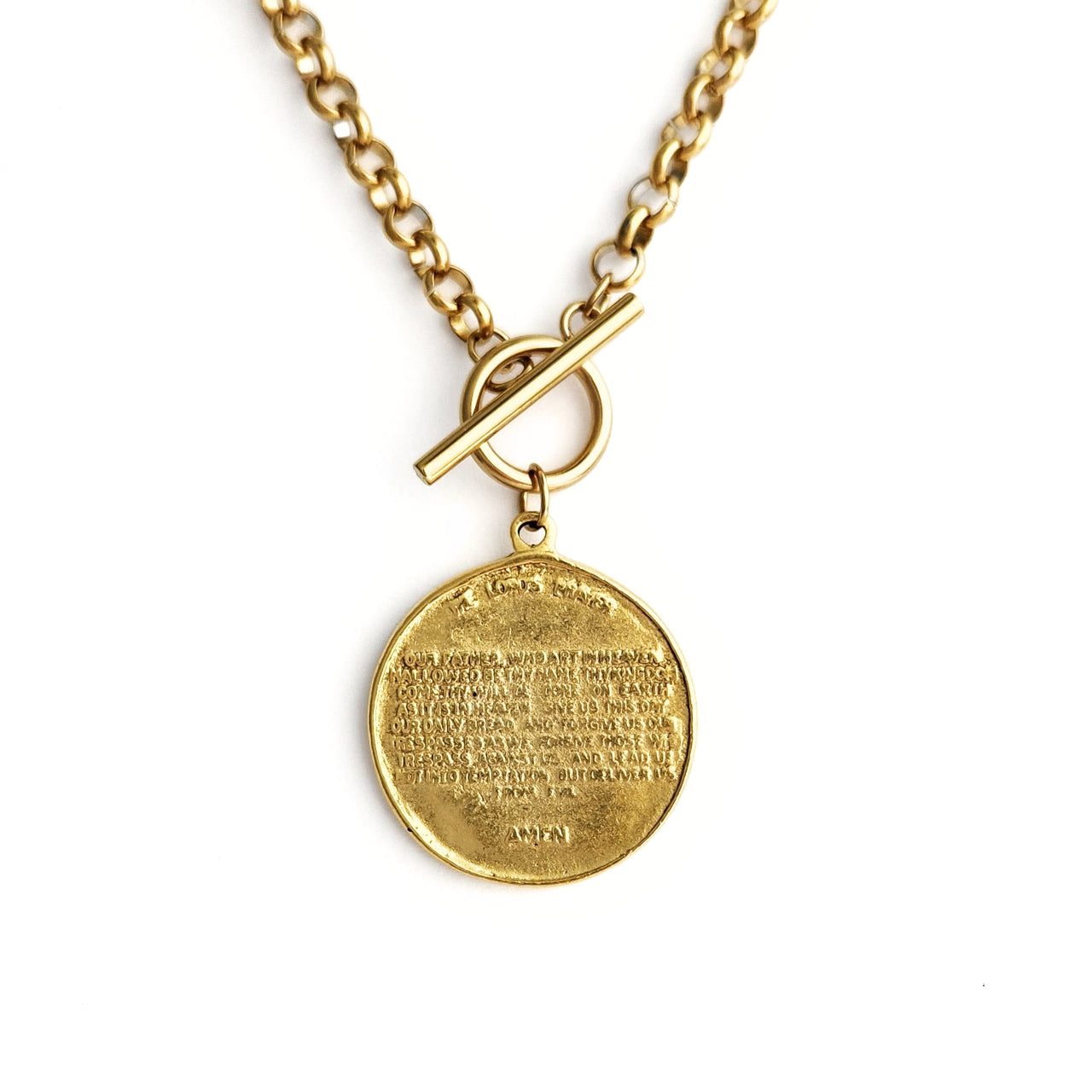 Prayer Necklace - Double-sided