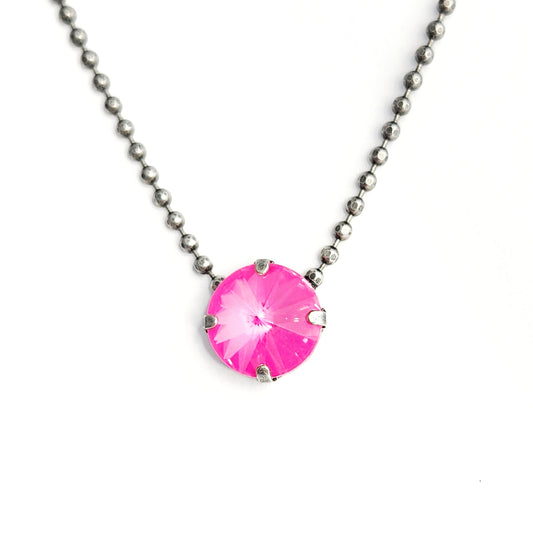 Lola Necklace in Electric Pink