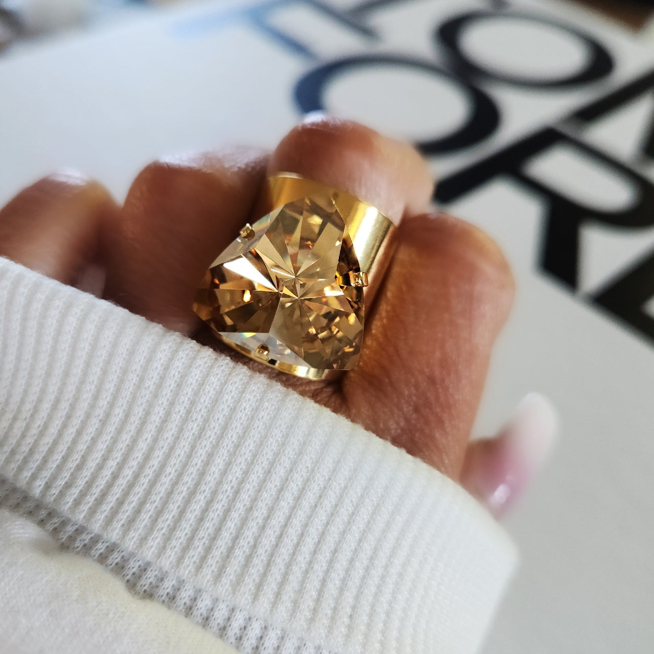 Jupiter Ring in Golden Shadow