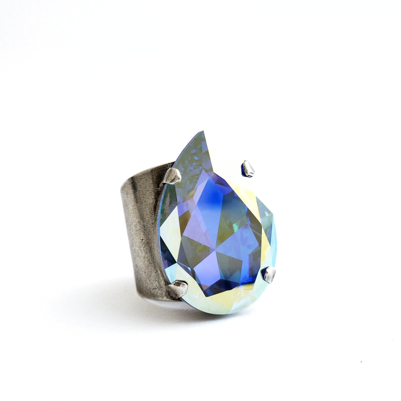 Atlas Ring in Aquamarine Ab