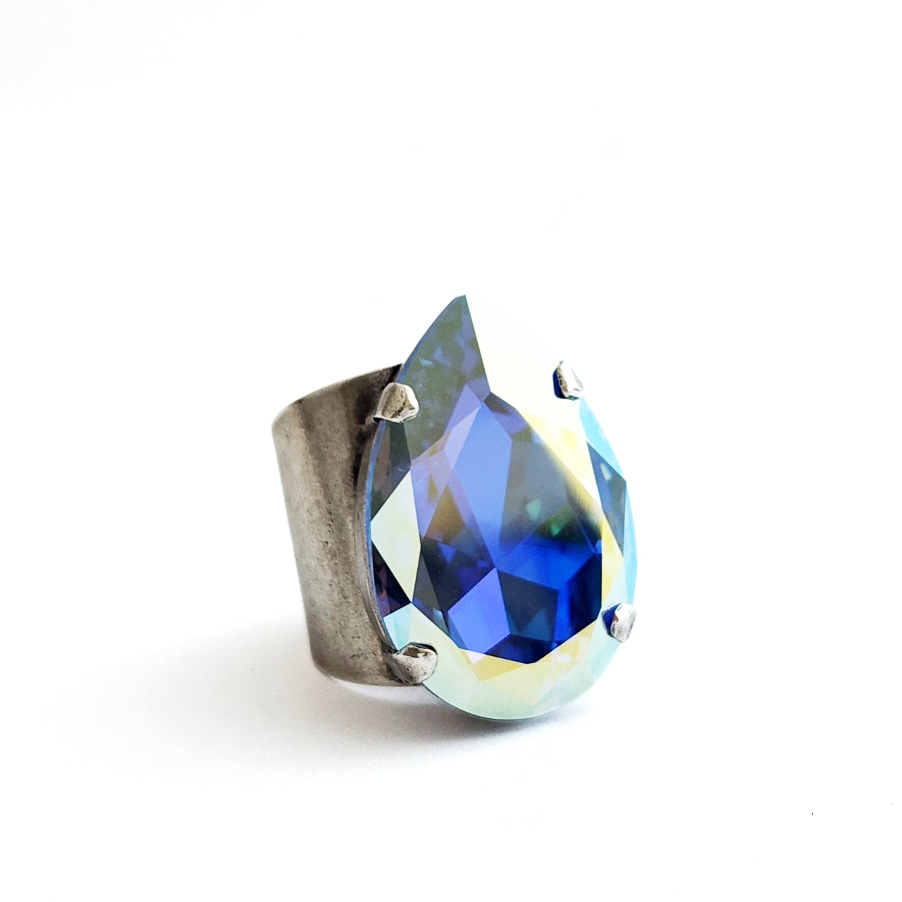 Atlas Ring in Aquamarine Ab