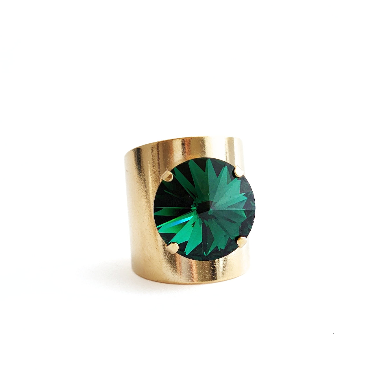Orbit Ring in Emerald