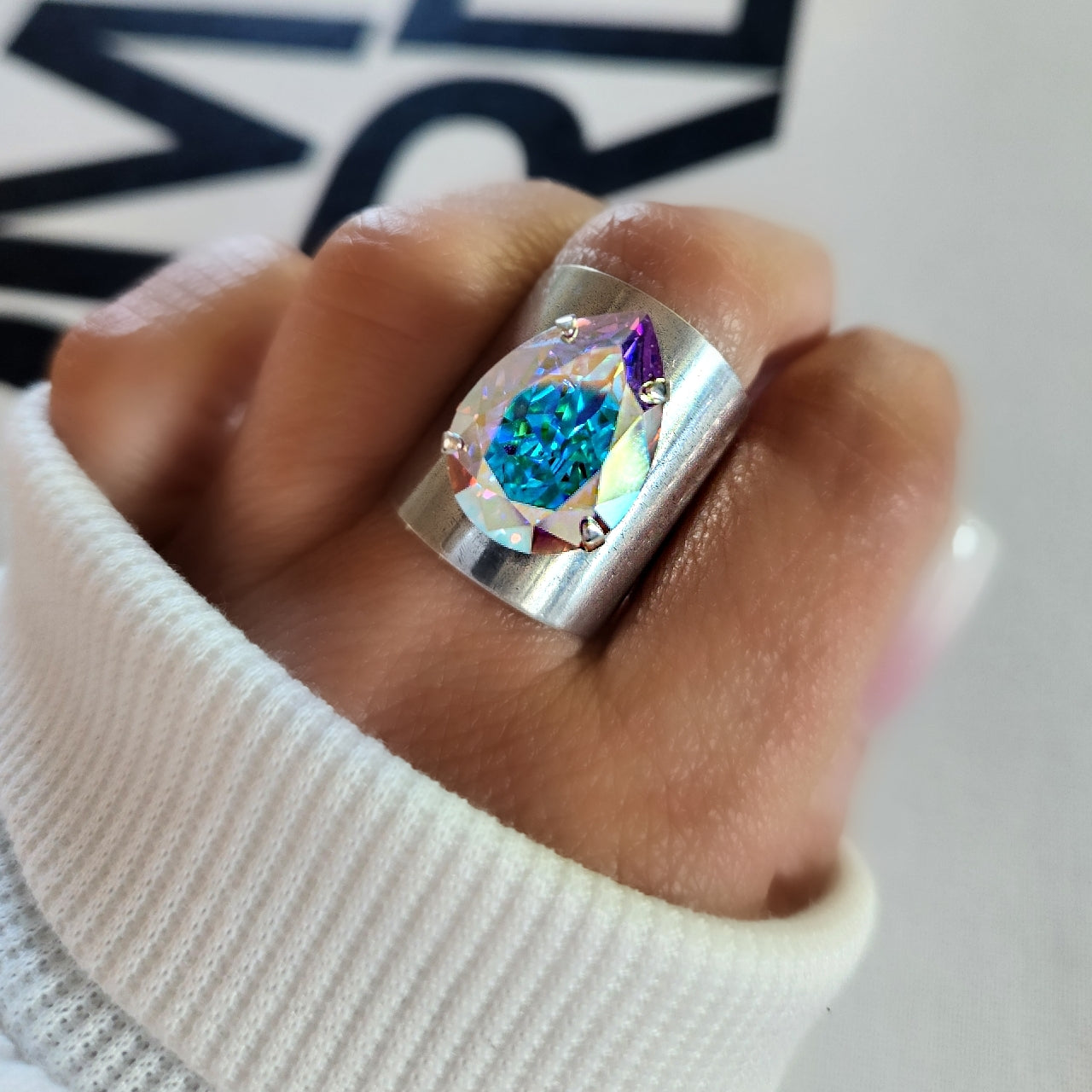 Cosmo Ring in Aurora Borealis