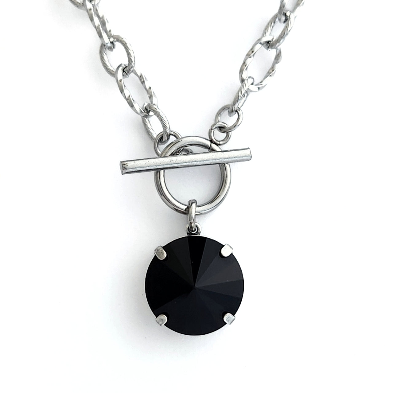 Luna Necklace in Black Diamond Mirage