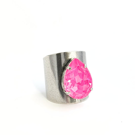Cosmo Ring in Electric Pink