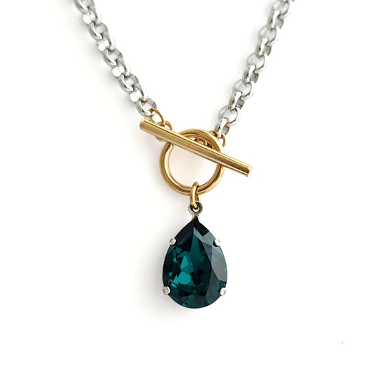 Cosmo Necklace in Emerald