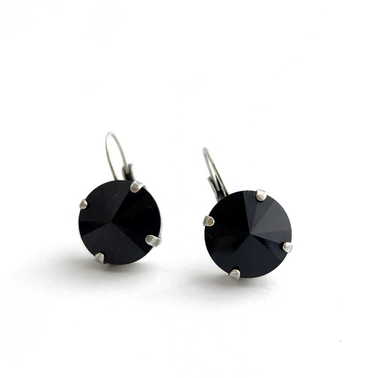 Luna Earrings in Jet
