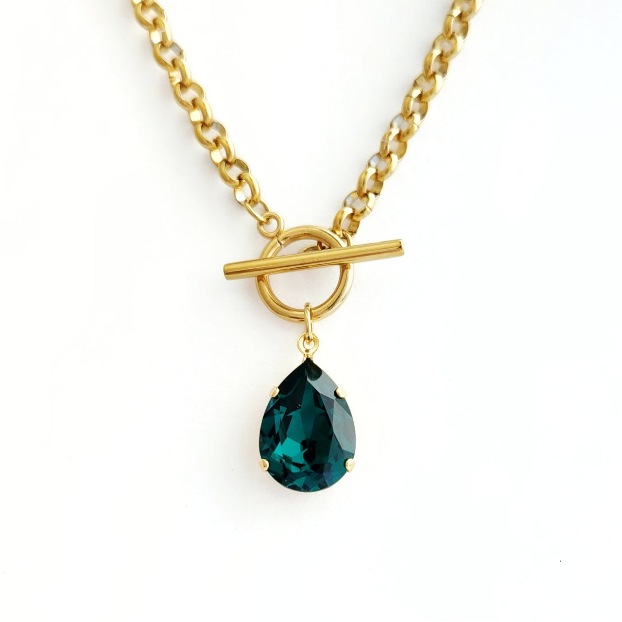 Cosmo Necklace in Emerald