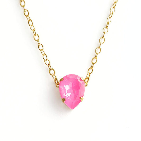 Cosmo Necklace in Electric Pink