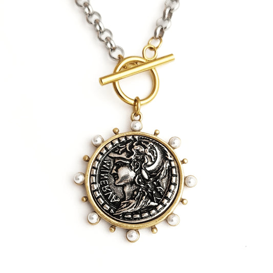 Aztec Toggle Necklace