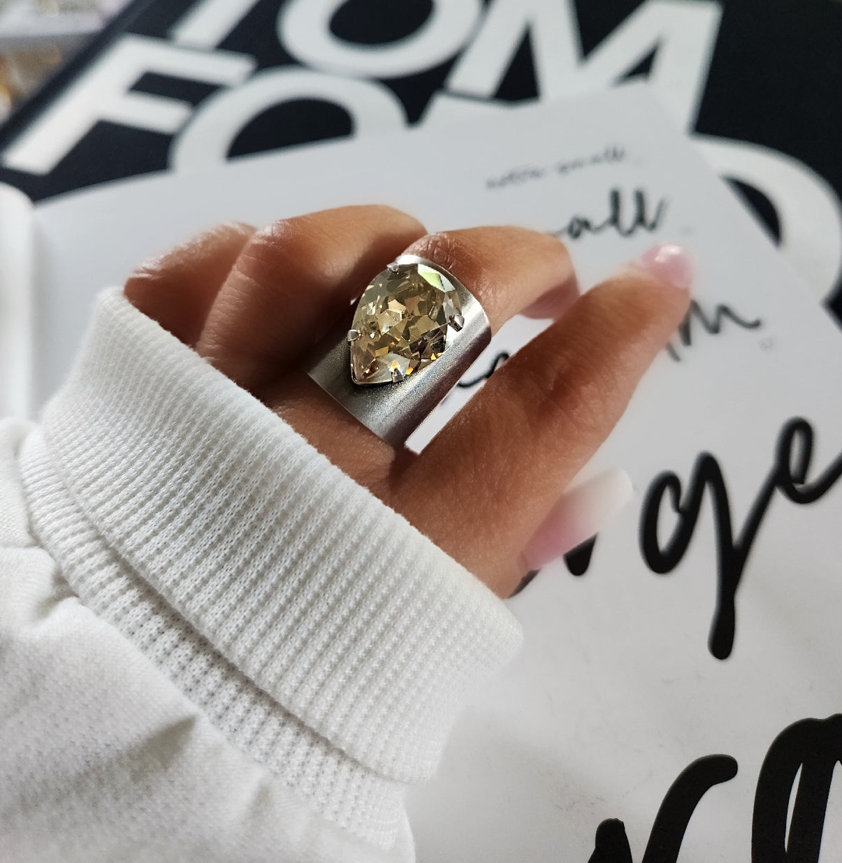 Cosmo Ring in Golden Shadow