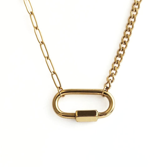 Chic Carabiner Necklace