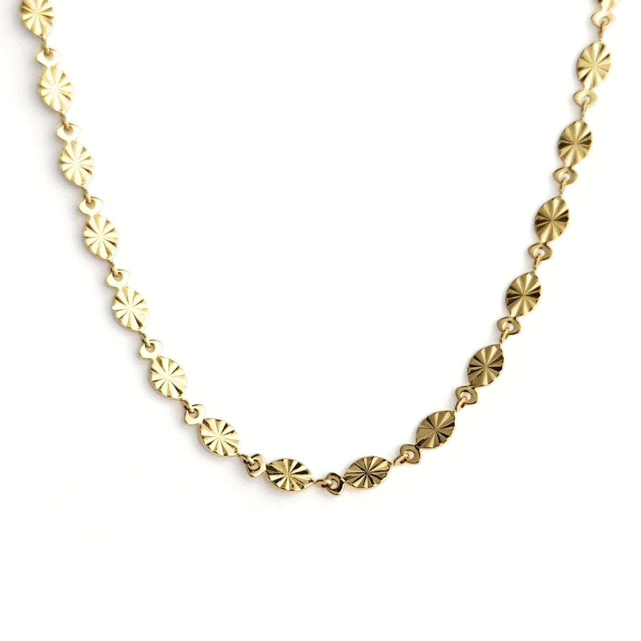 Stamped Oval Choker