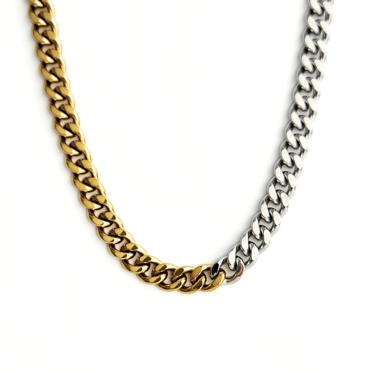 Mixed Metals Cuban Chain
