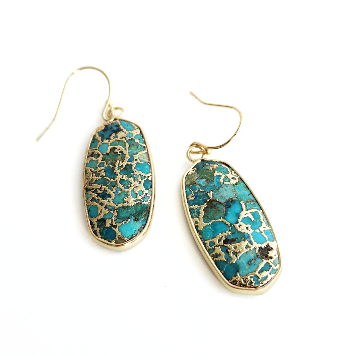 Web Turquoise Earrings