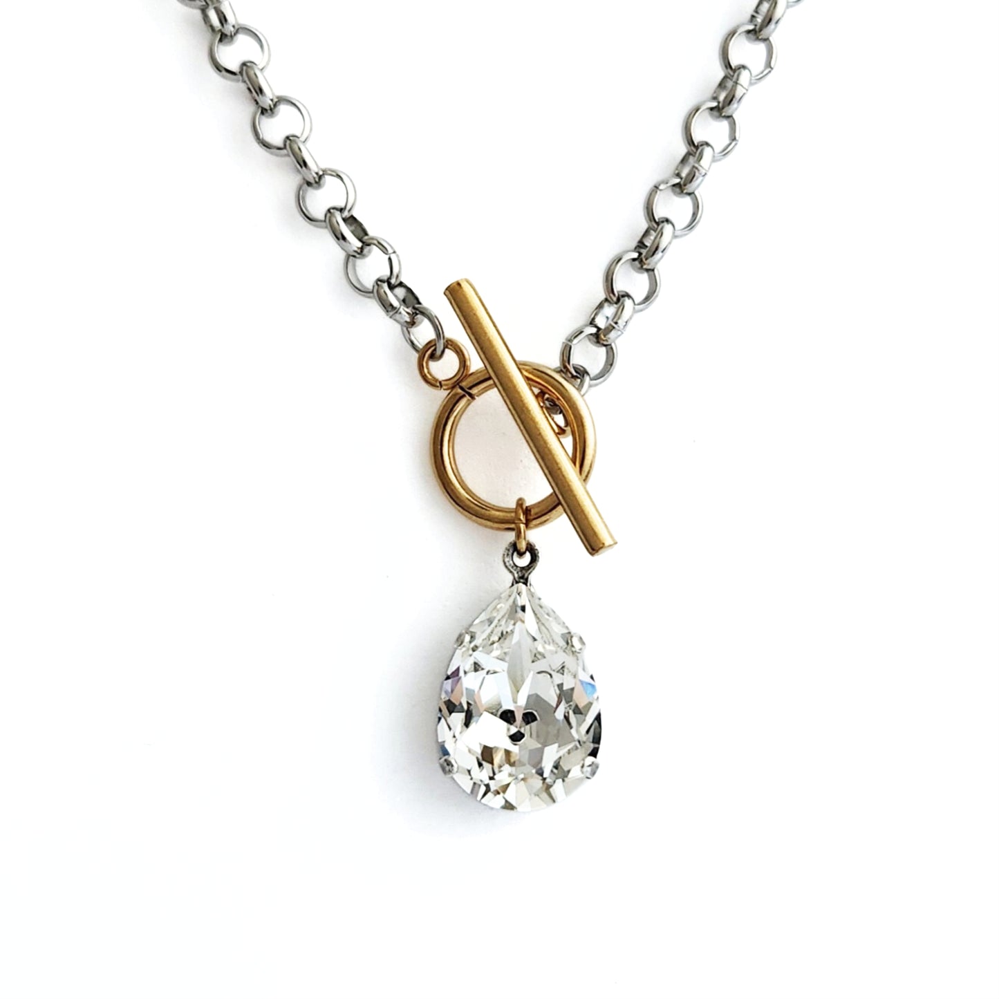Cosmo Necklace in Crystal Clear