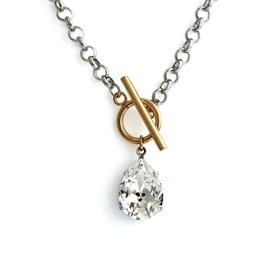 Cosmo Necklace in Crystal Clear