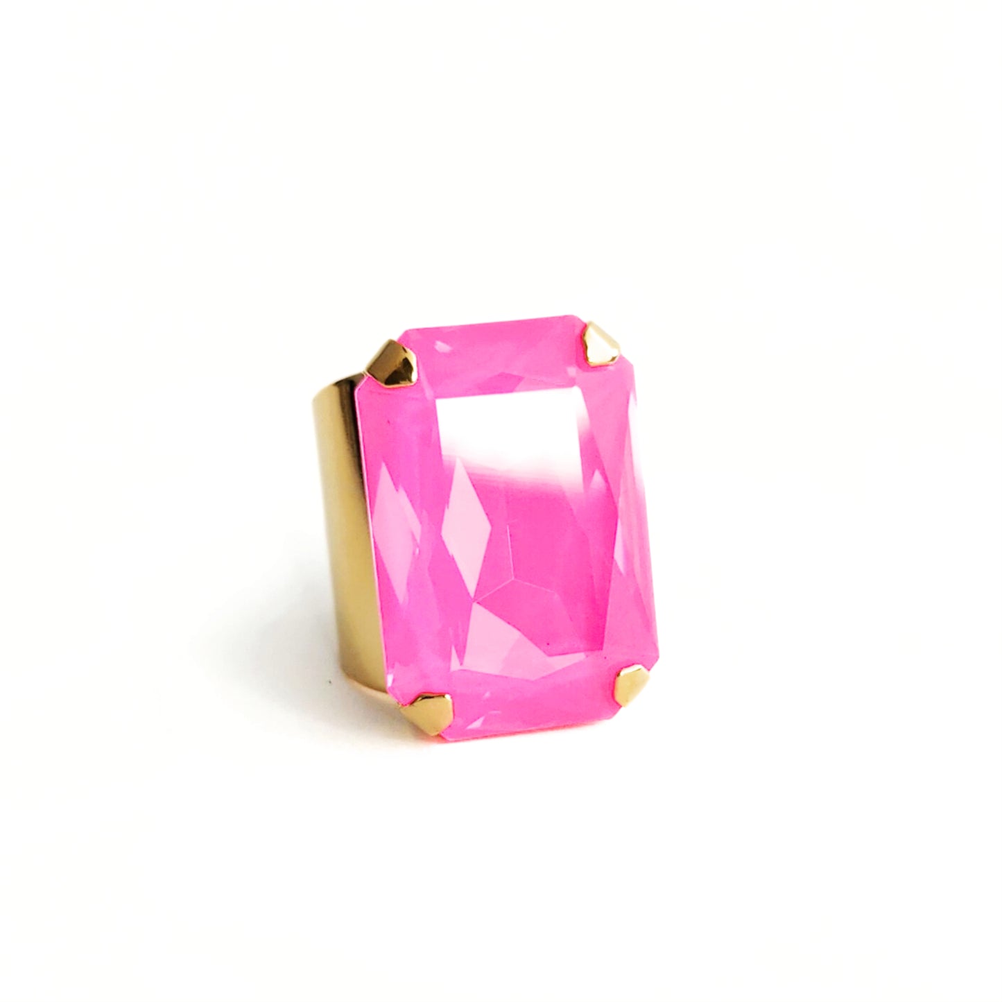 Phoenix Ring in Electric Pink Ignite