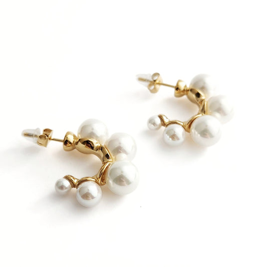 Monroe Pearl Hoops