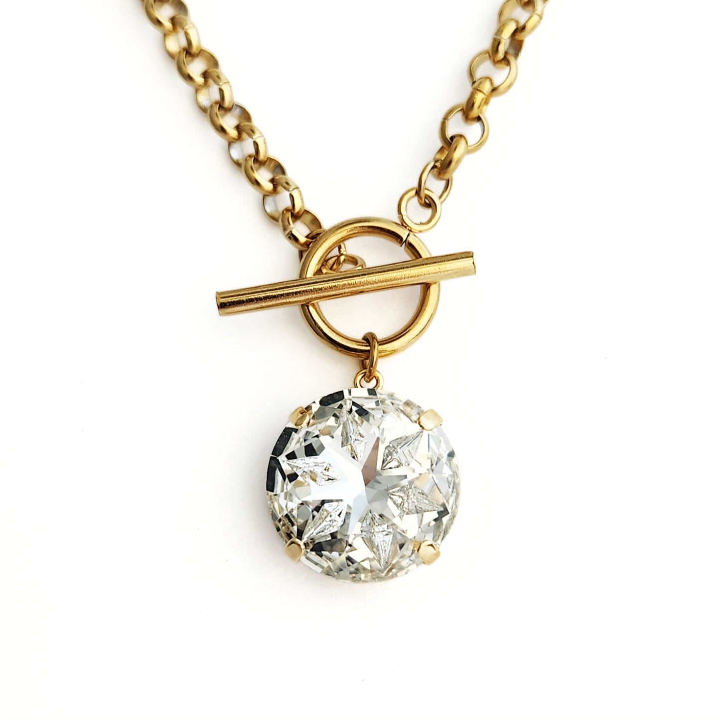 Luna Necklace in Diamond Mirage