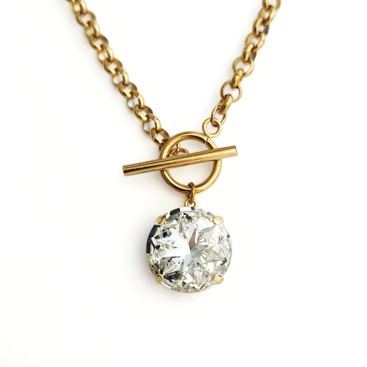 Luna Necklace in Diamond Mirage