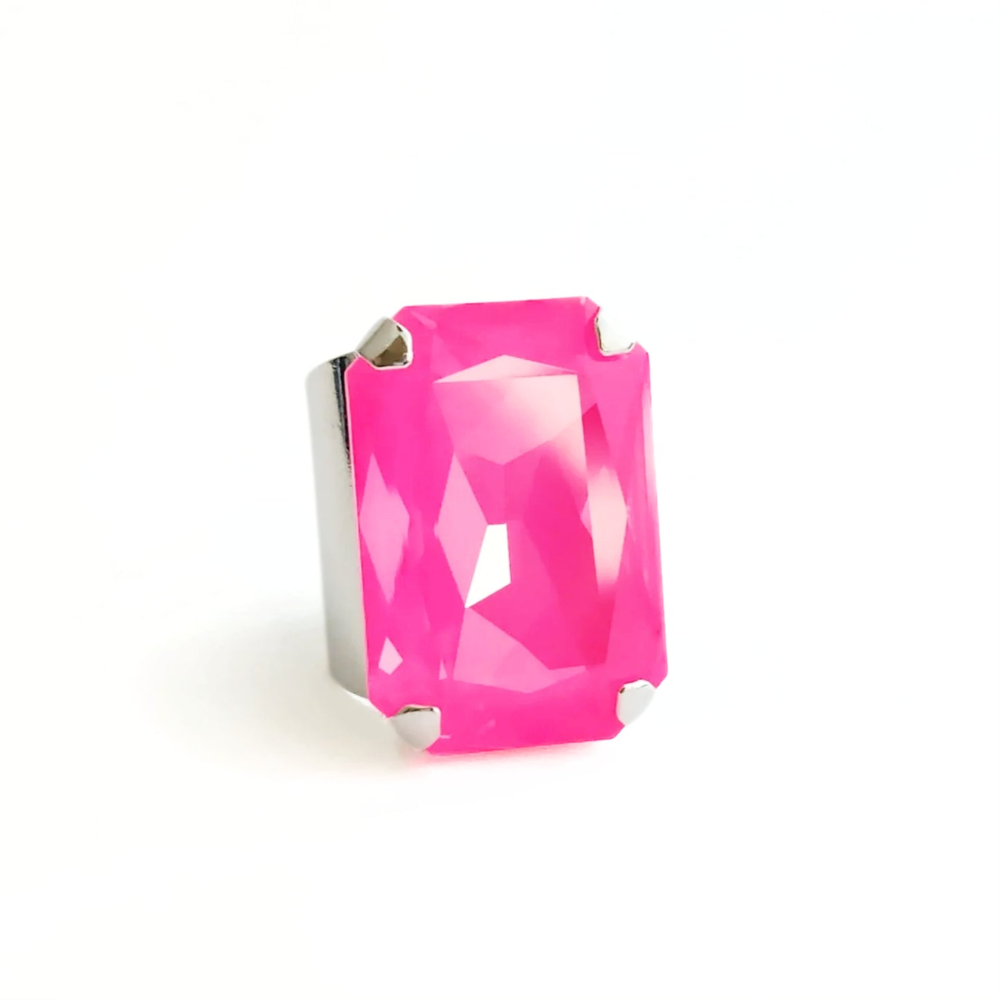 Phoenix Ring in Electric Pink Ignite