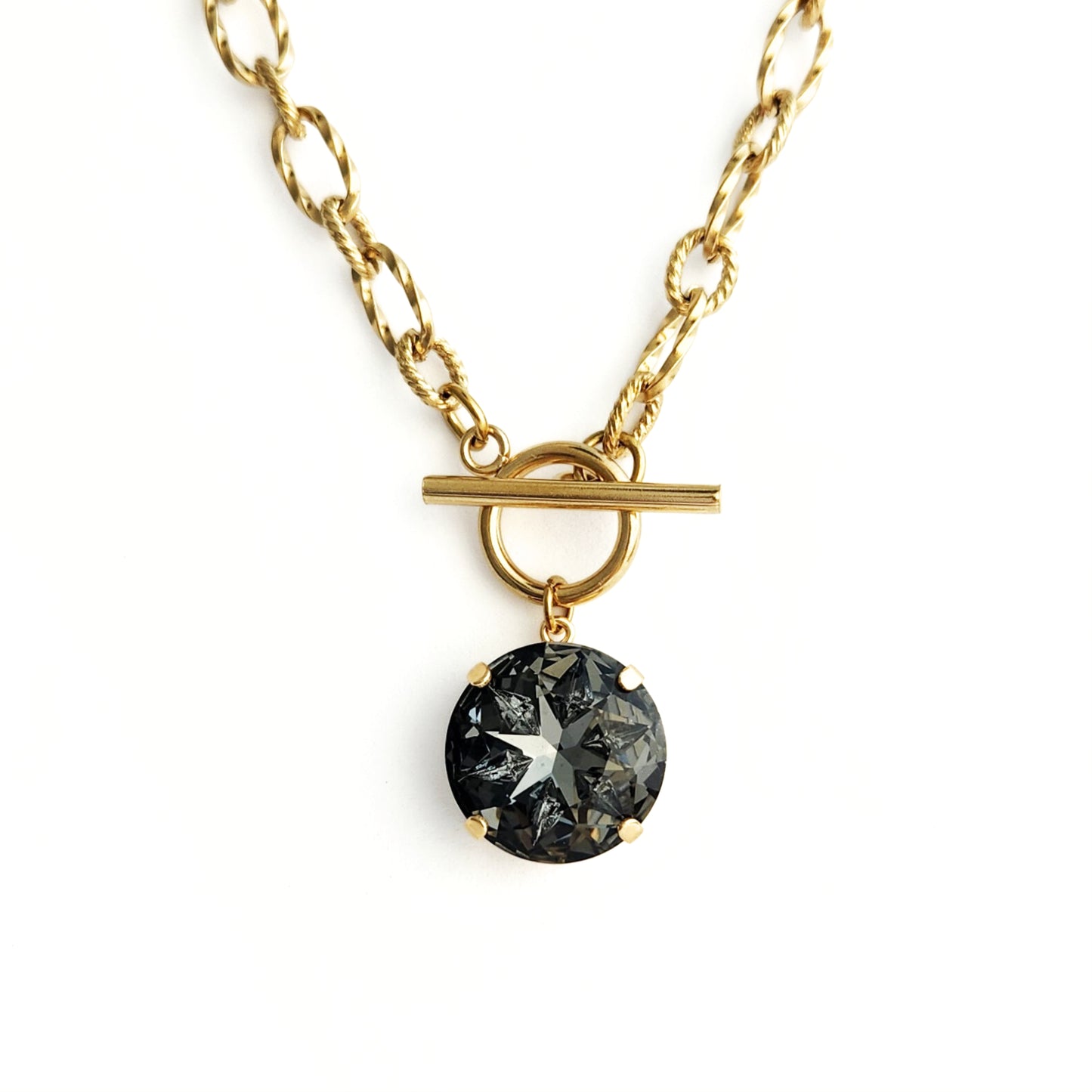 LaLuna Necklace in Black Diamond Mirage