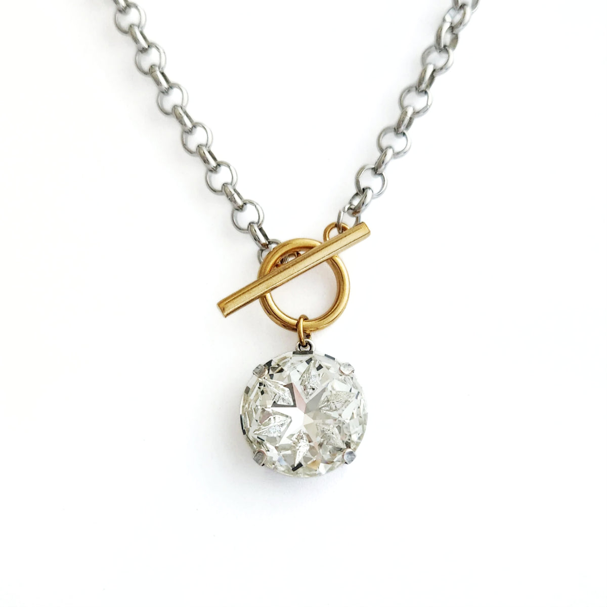 Luna Necklace in Diamond Mirage