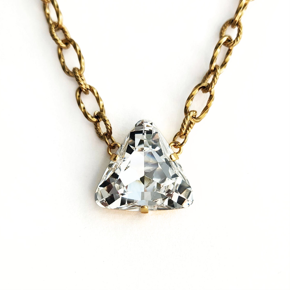 Apollo Necklace in Crystal Clear