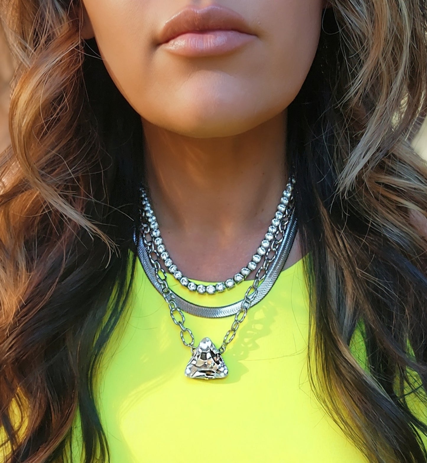 Crystal Clear Tennis Chain