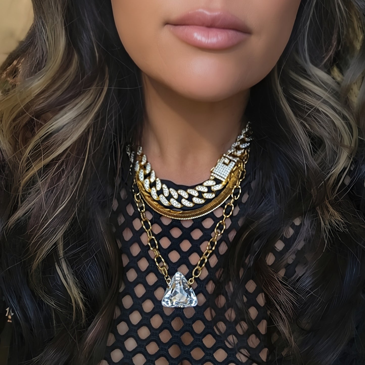 Cz Cuban Chain Necklace