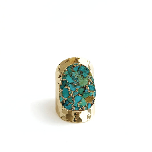 Web Turquoise Ring