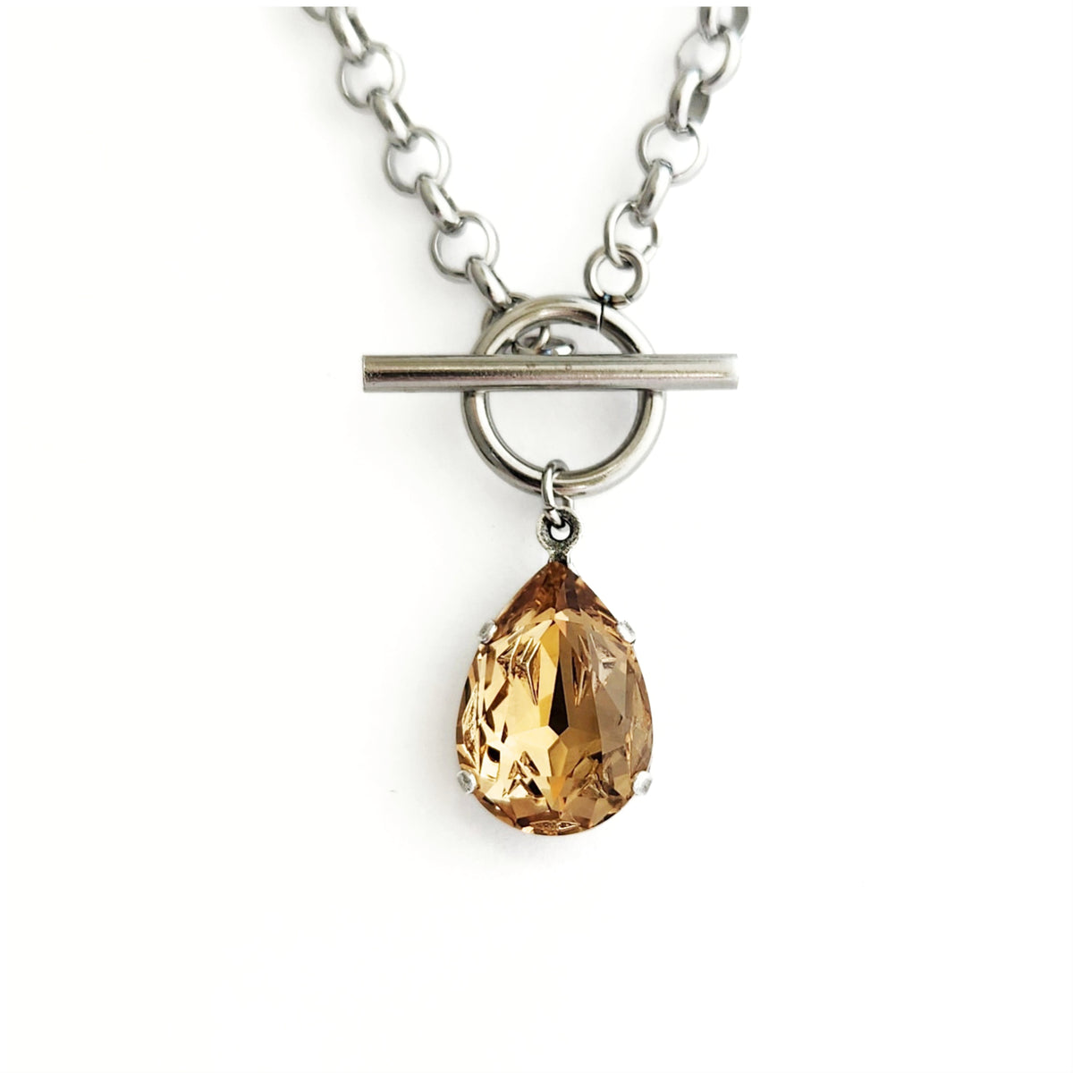 Cosmo Necklace in Cognac