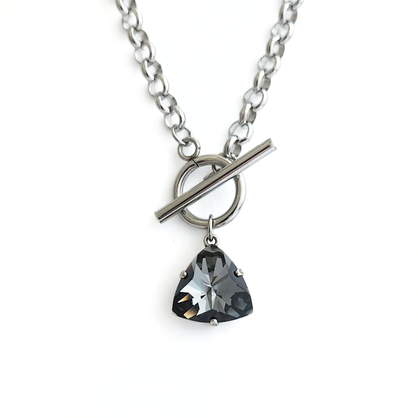 Jupiter Necklace in Silver Night