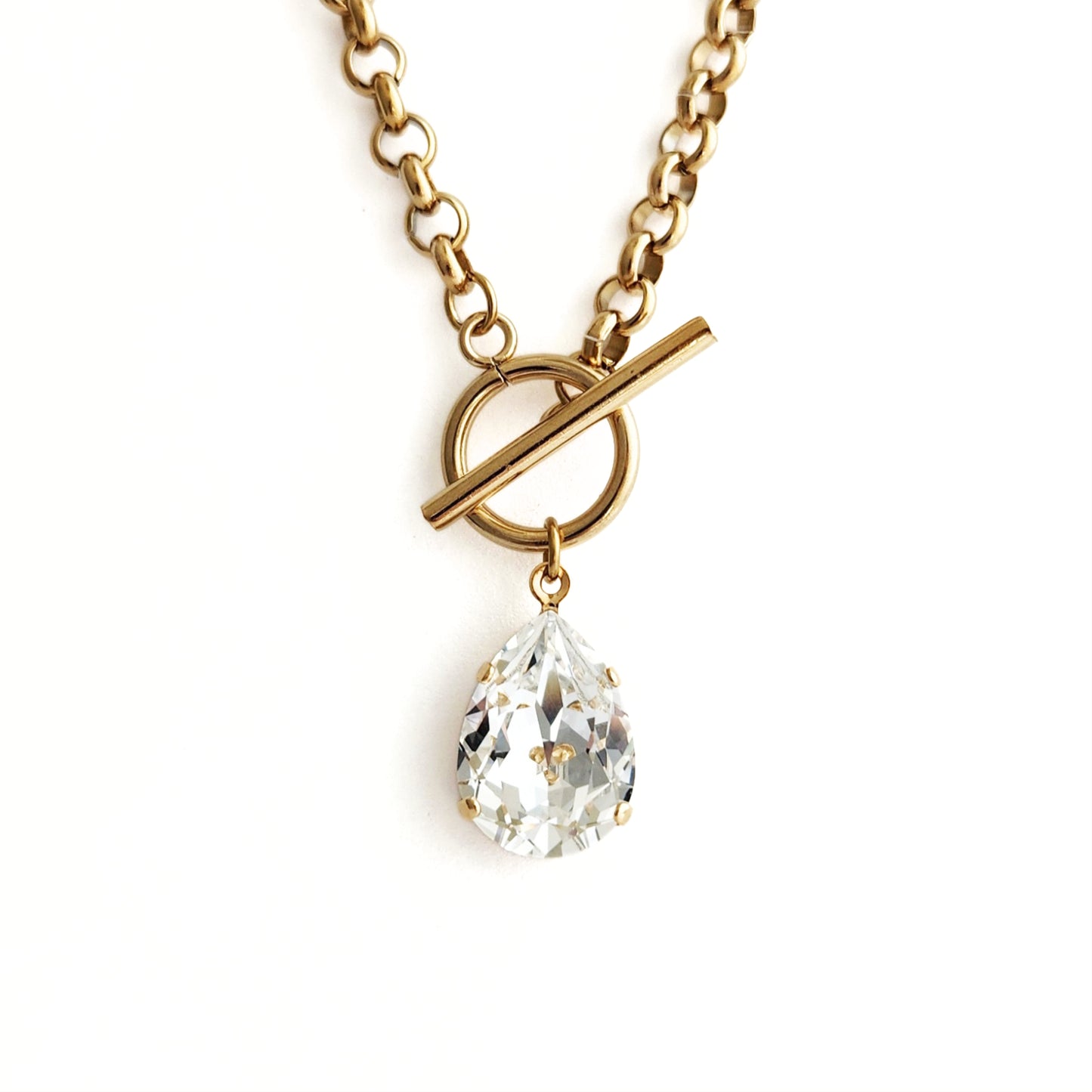 Cosmo Necklace in Crystal Clear
