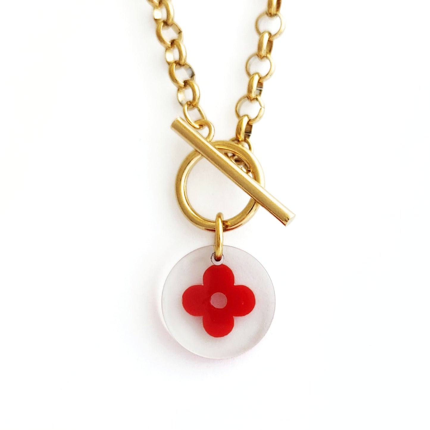 Repurposed L.v Blossom Necklace