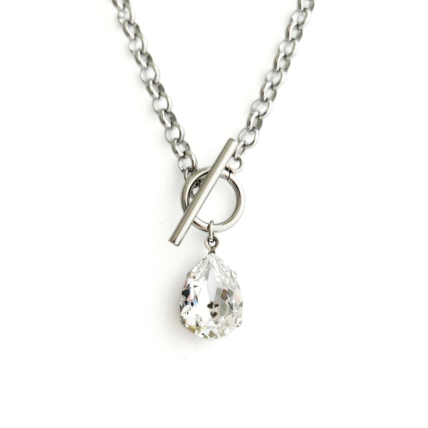 Cosmo Necklace in Crystal Clear