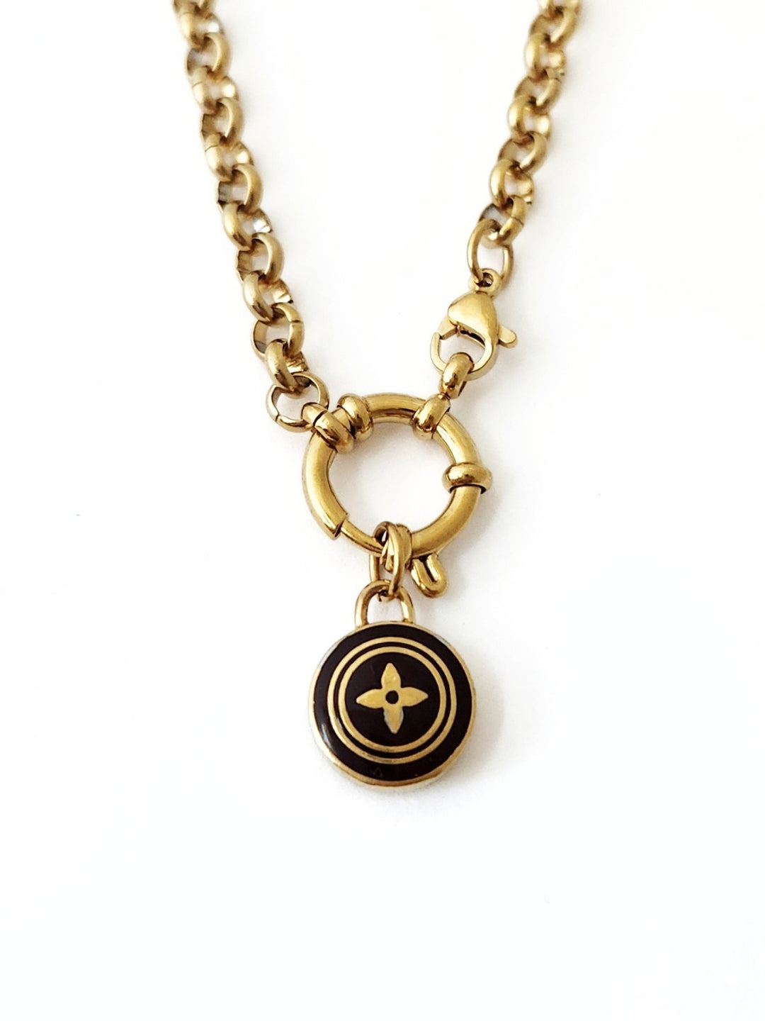 Repurposed Louis Vuitton Pastilles Charm Necklace