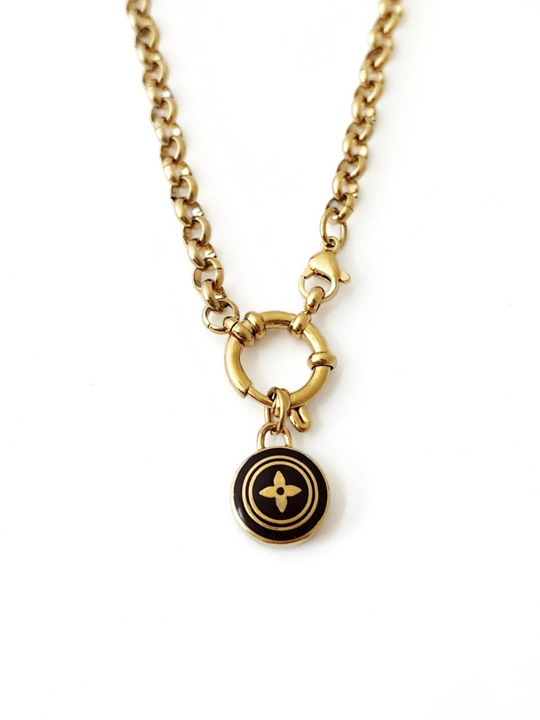 Repurposed Louis Vuitton Pastilles Charm Necklace