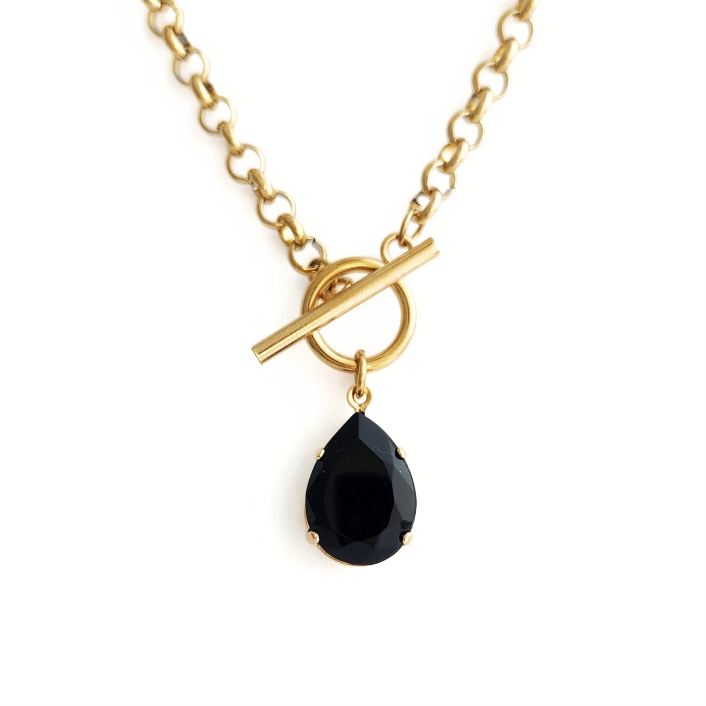 Cosmo Necklace in Jet