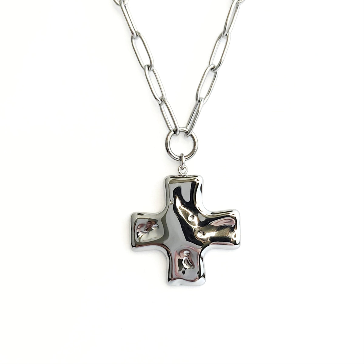 Modern Cross Necklace