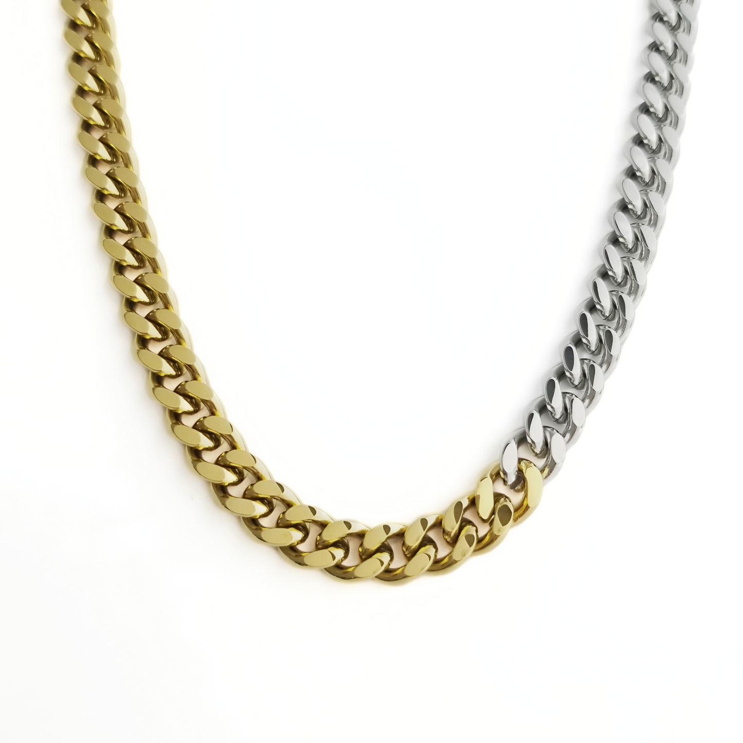 Mixed Metals Cuban Chain