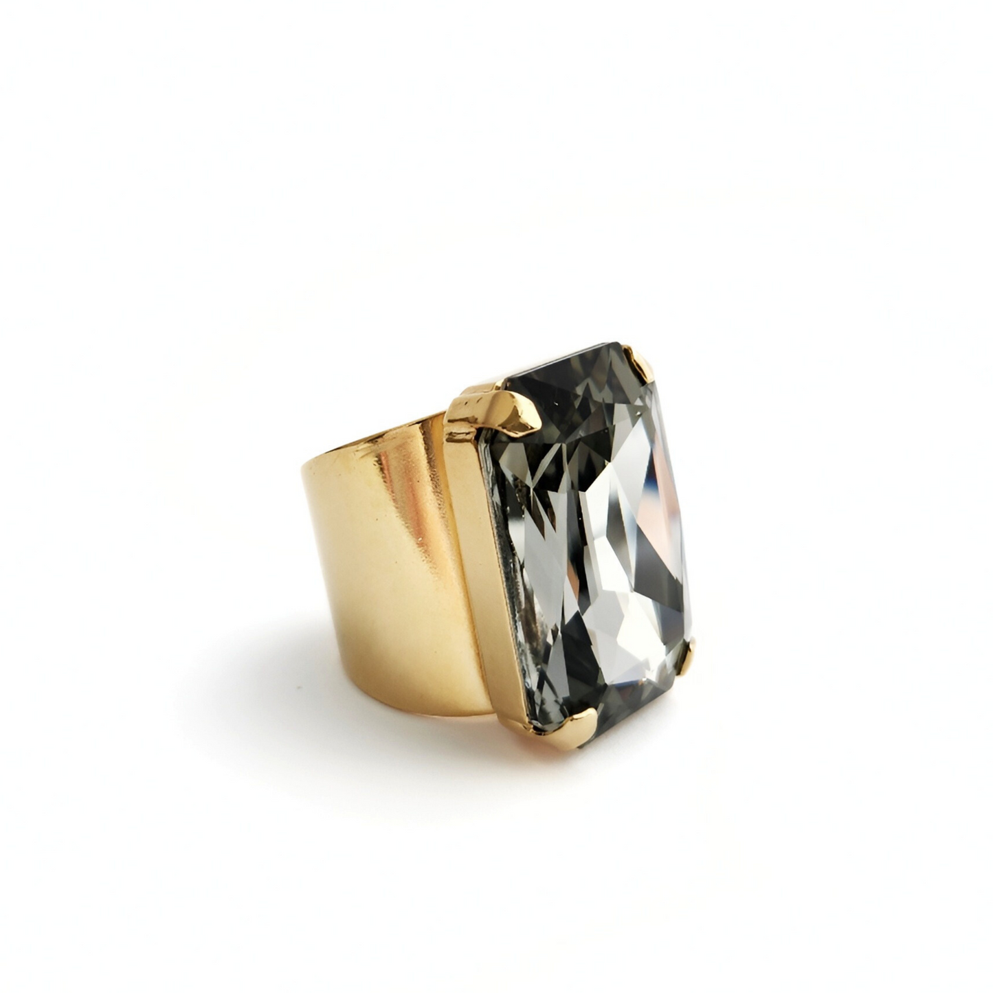 Phoenix Ring in Black Diamond