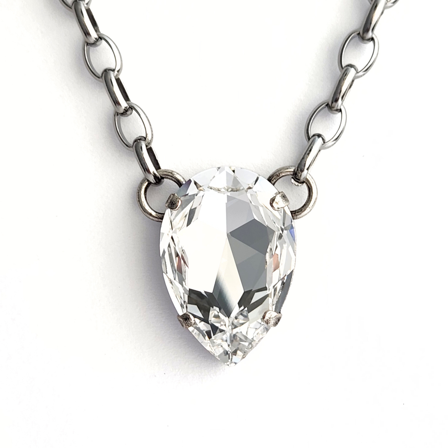 Atlas Necklace in Crystal Clear