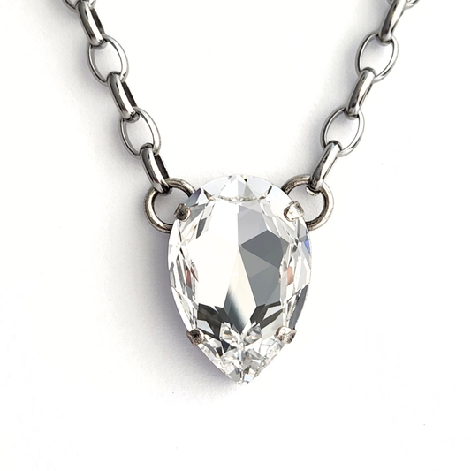 Atlas Necklace in Crystal Clear