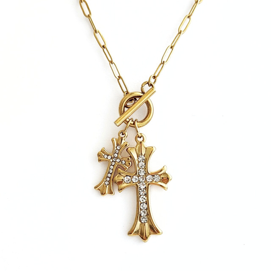 Cross Charm Necklace