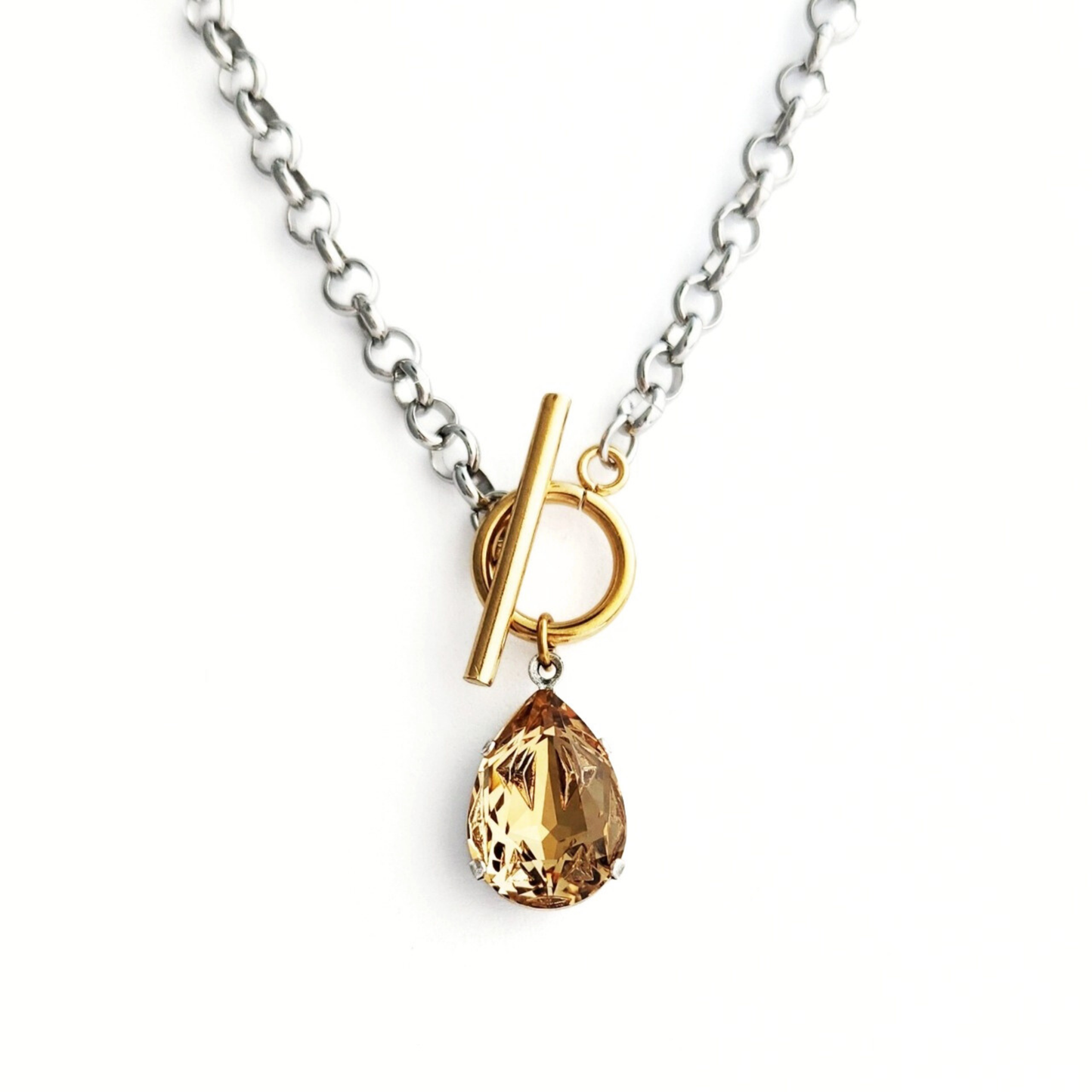 Cosmo Necklace in Cognac